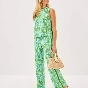 Lilly Pulitzer Bal Harbour Mint Floral Pants
